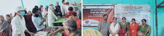 World TB Day camp, Idgah Colony: free medicine distribution